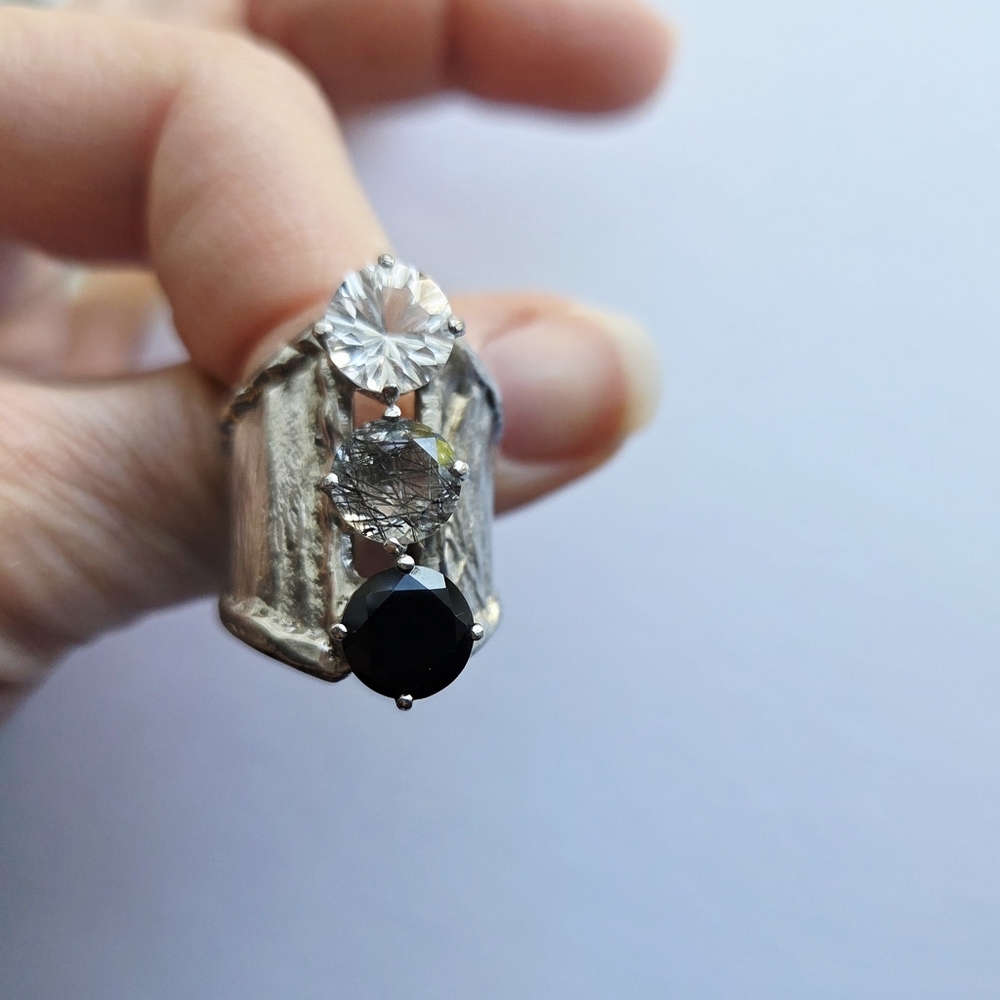 3 Stone Ring - image 1